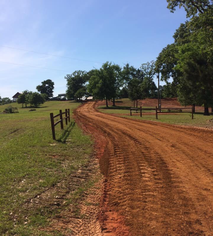 dirt work for new road dirt work for new road